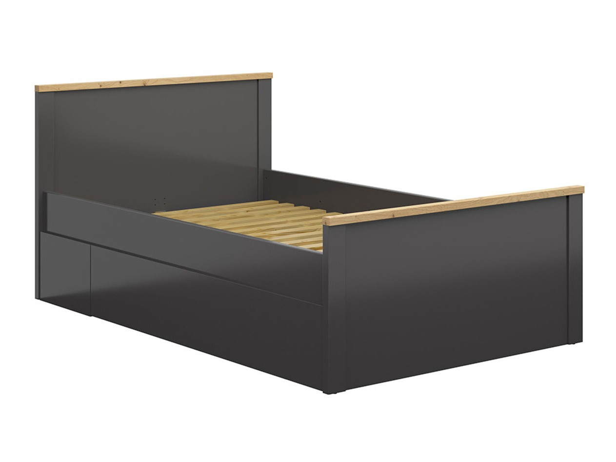 Кровать Sordoro 132 (Графит + Artisan дуб)