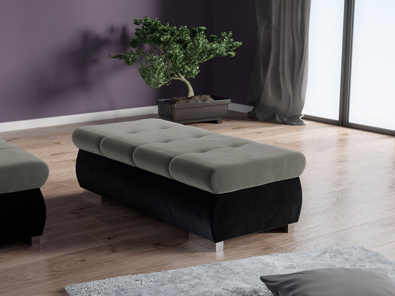 Mīkstais sols Comfivo 123 (Magic Velvet 2219 + Magic Velvet 2217)