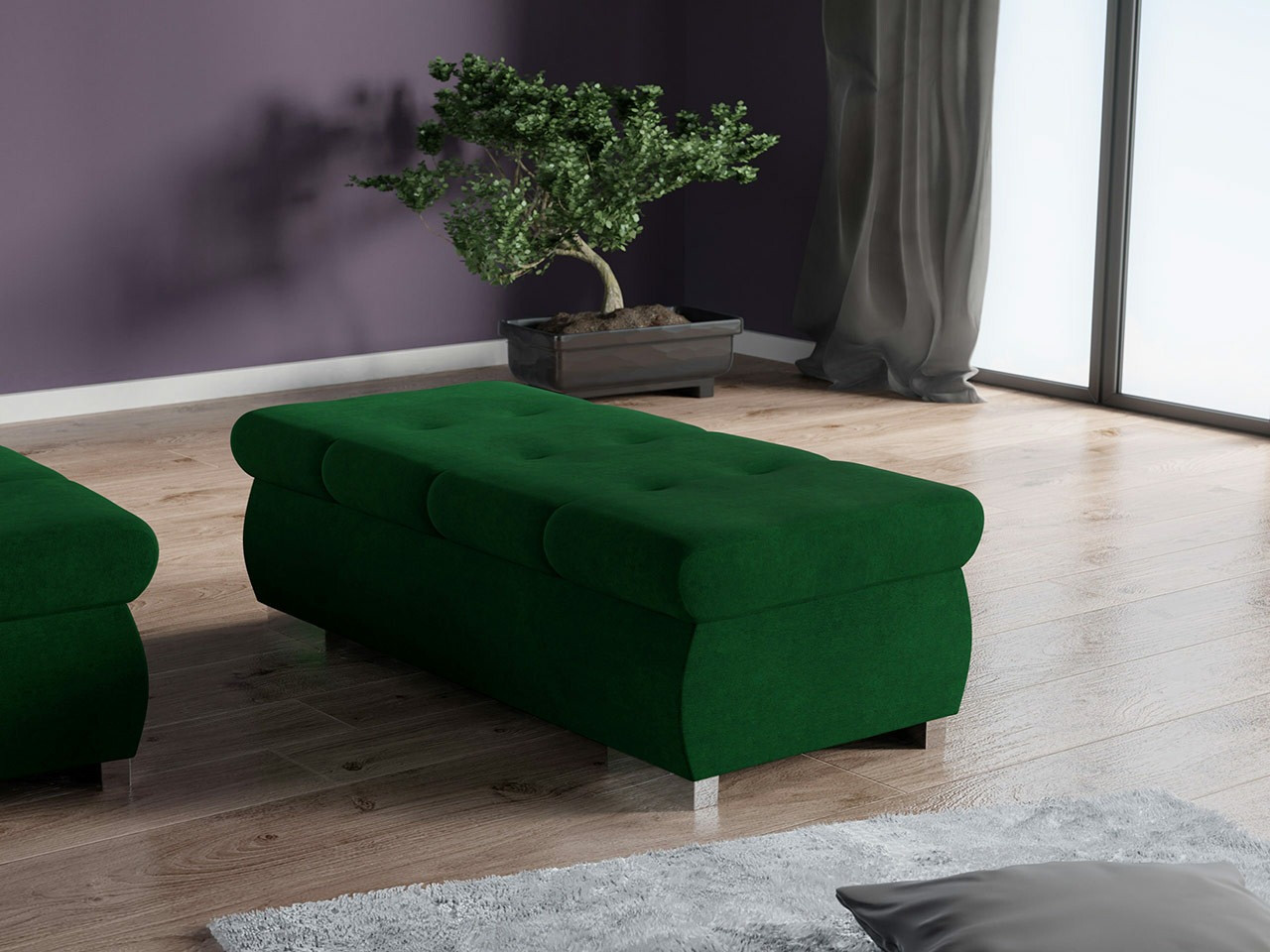 Mīkstais sols Comfivo 123 (Uttario Velvet 2951)