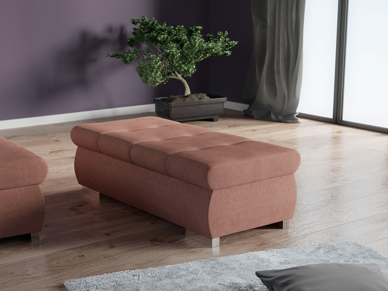 Mīkstais sols Comfivo 123 (Uttario Velvet 2955)