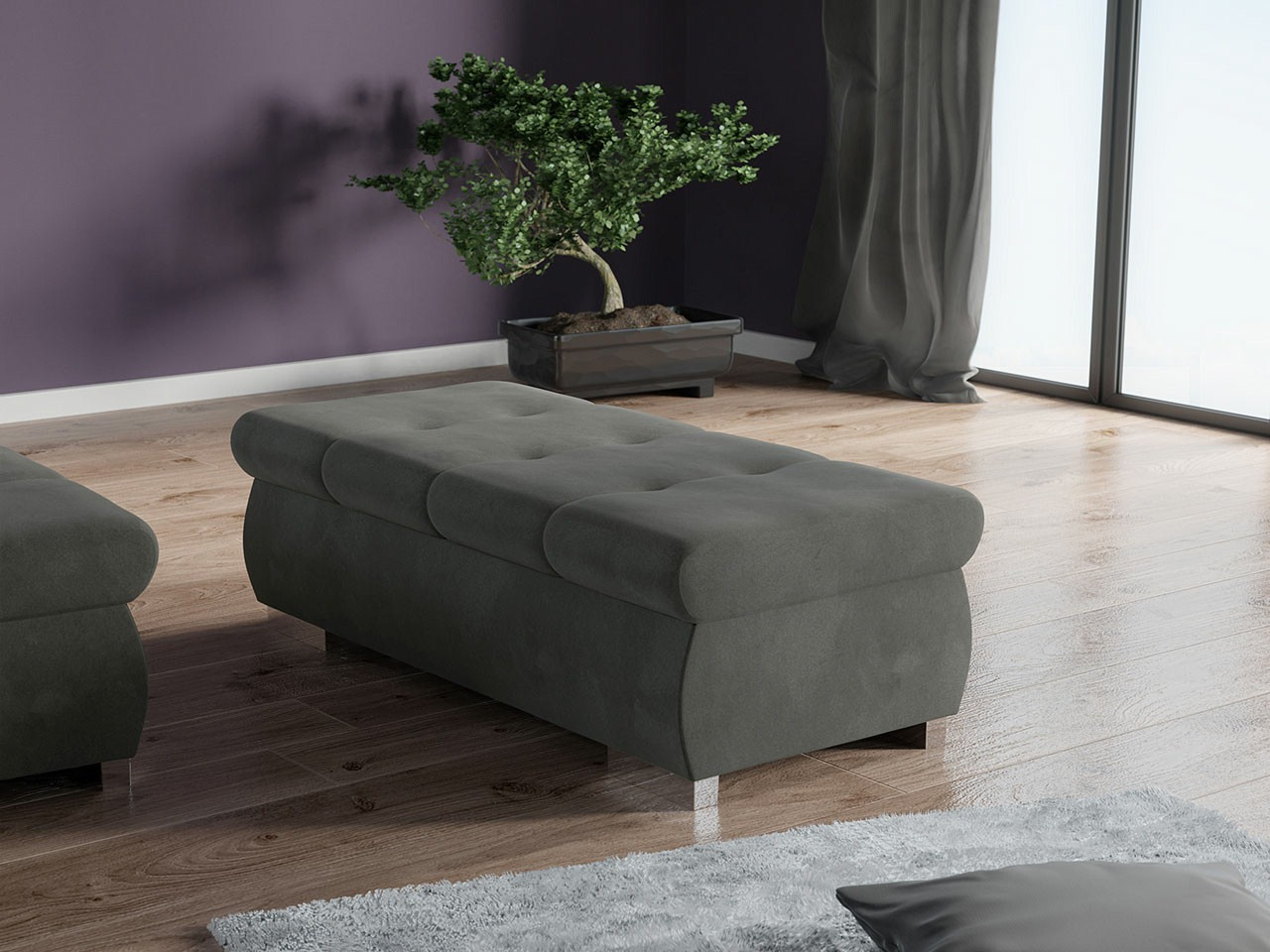 Mīkstais sols Comfivo 123 (Uttario Velvet 2971)