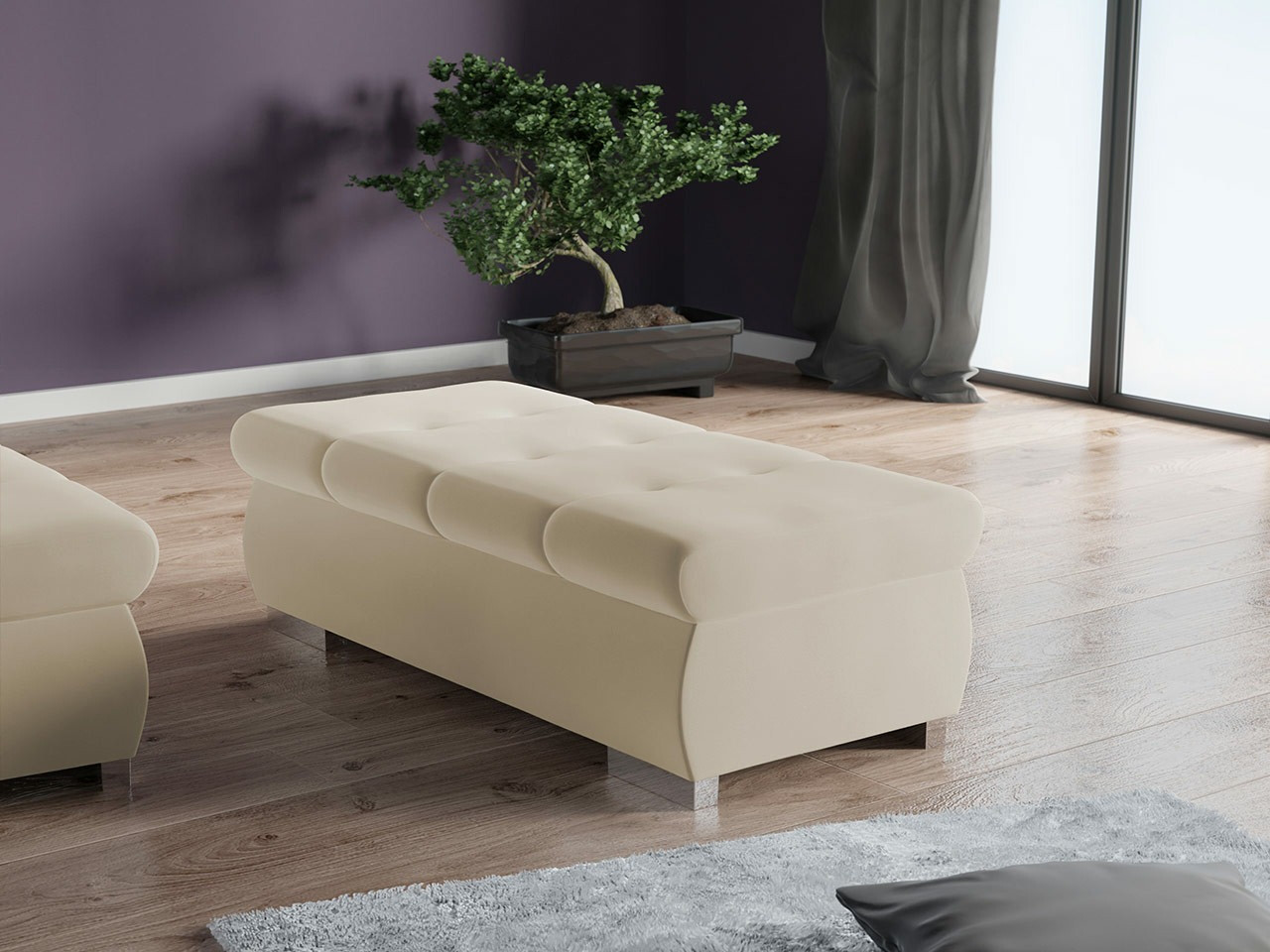 Мягкая скамья Comfivo 123 (Venus Velvet 2927)