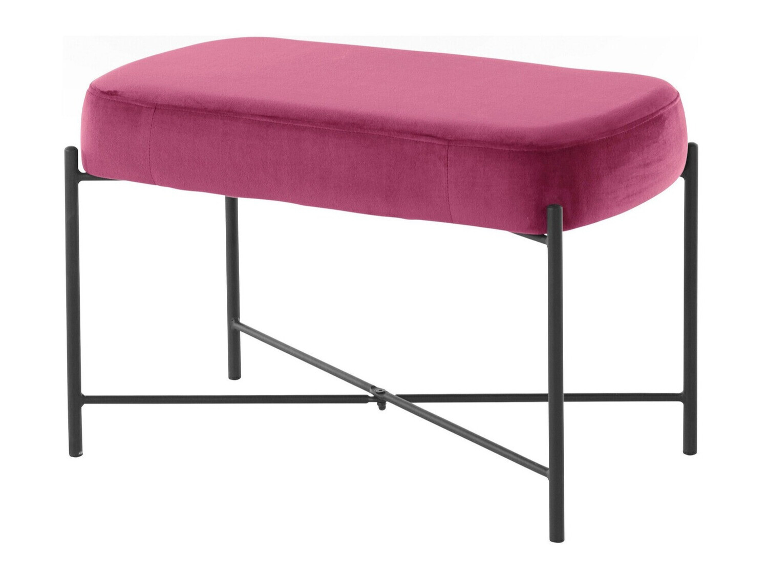 Pufs Denton 226 (Tumši rozā + Melns)