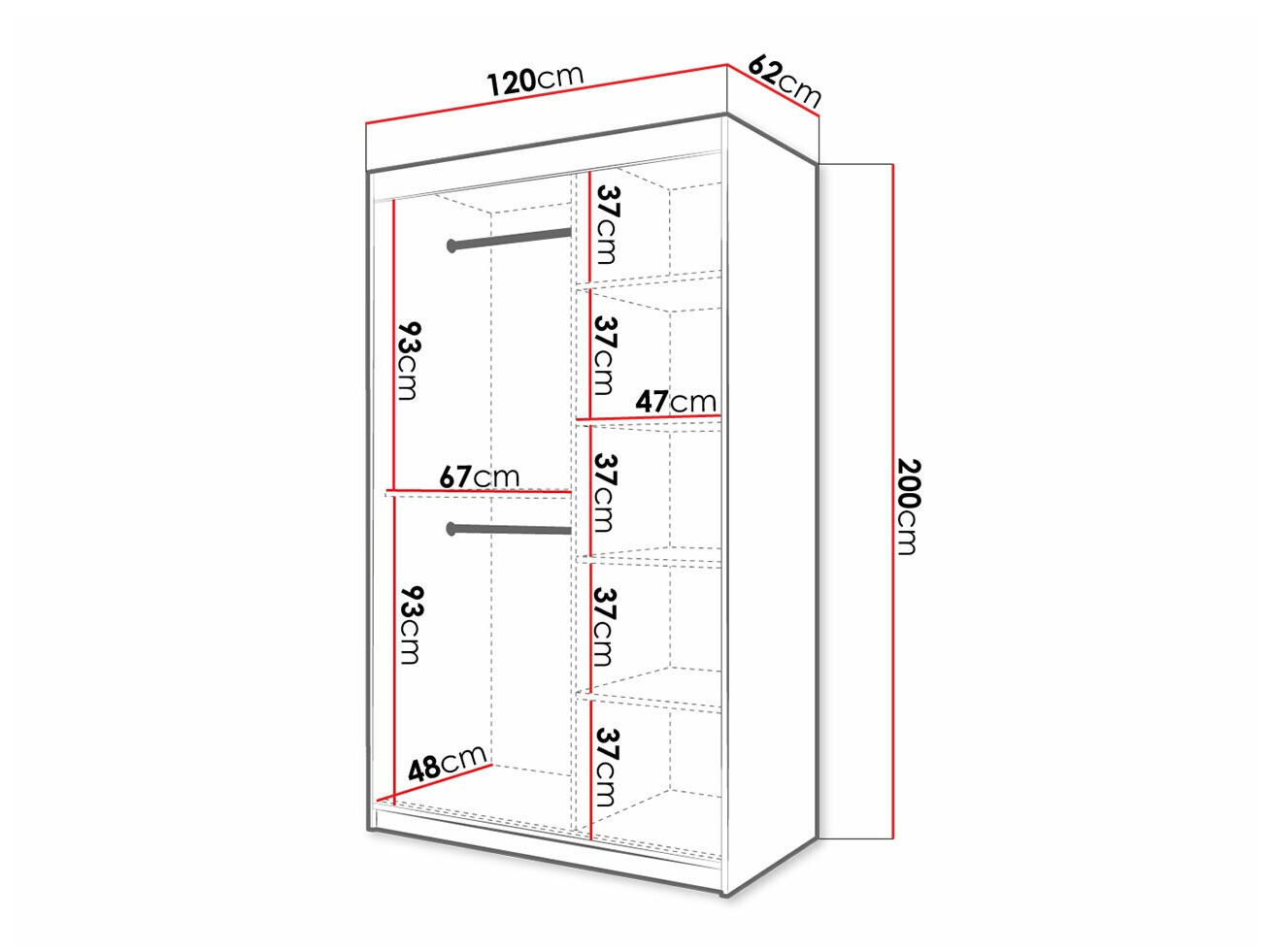 Шкаф Hartford 398 (Чёрный)