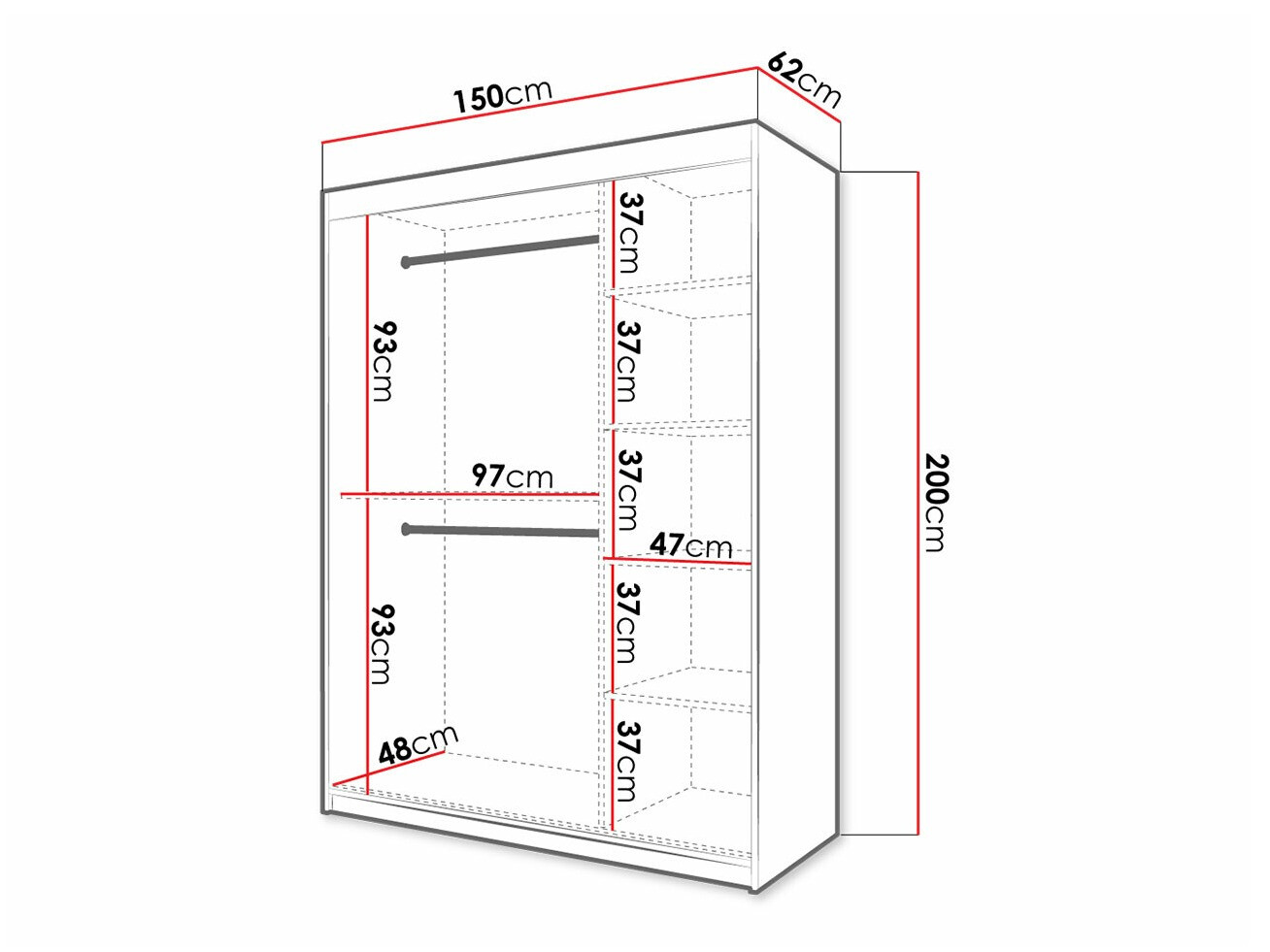 Skapis Hartford 399 (Balts)