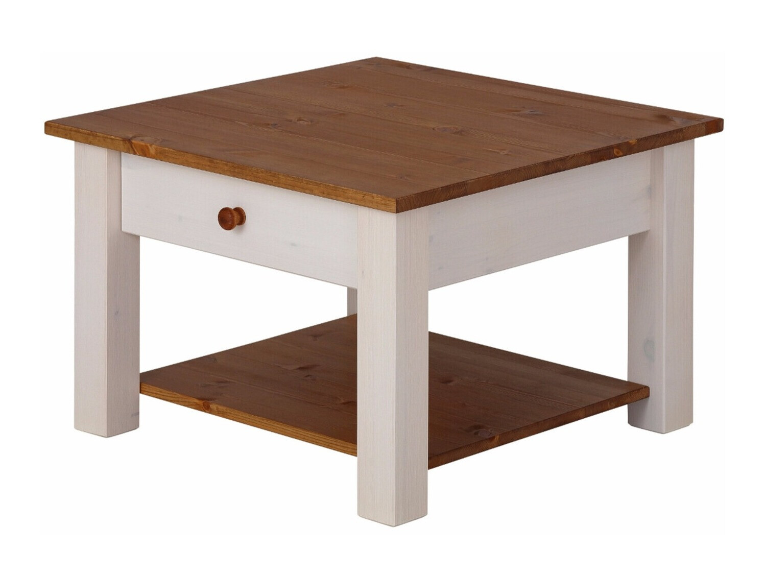 Журнальный столик Denton 753 (Белый + Медовый дуб)