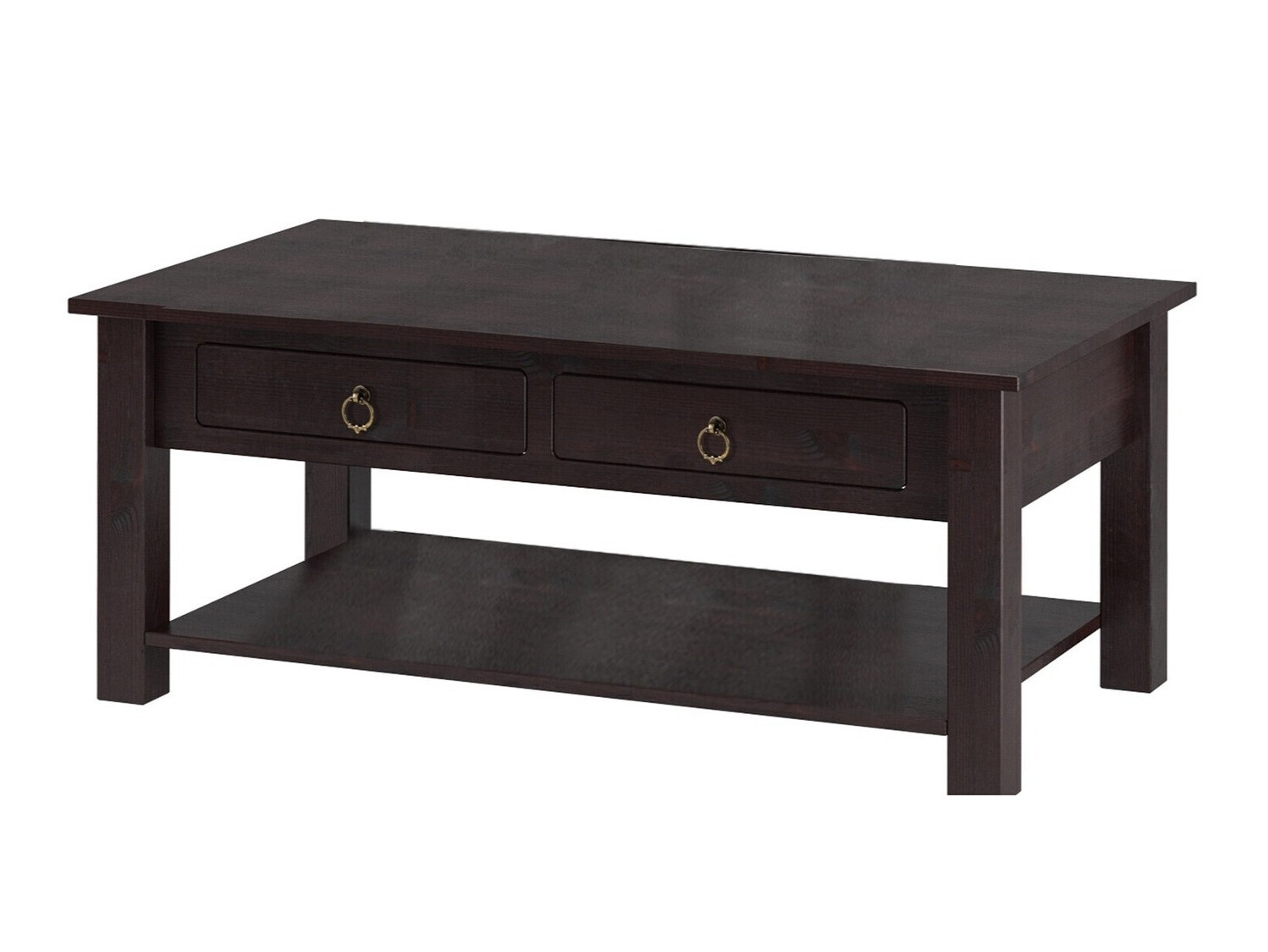 Žurnālu galdiņš Denton 120 (Tumši brūns)