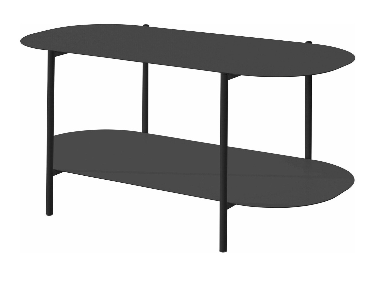 Žurnālu galdiņš Denton 553 (Melns)