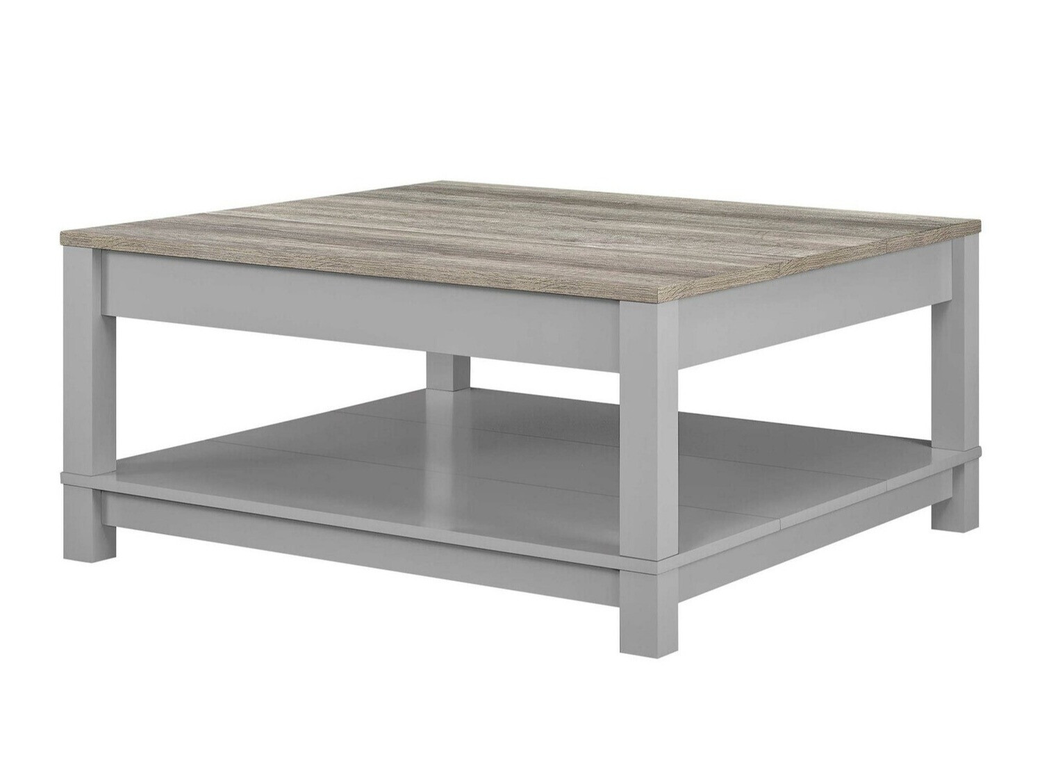 Žurnālu galdiņš Tulsa 300 (Pelēks + Gaiši brūns)