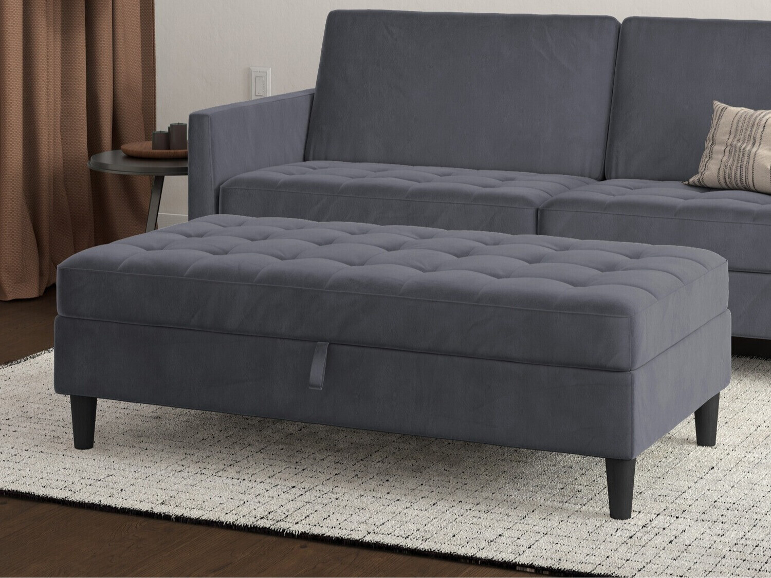 Mīkstais sols Tulsa 544 (Pelēks)