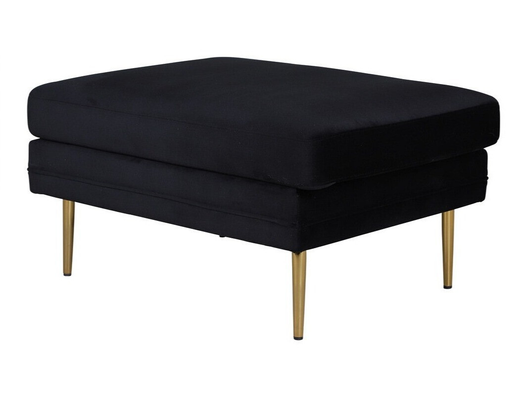 Мягкая скамья Dallas 2653 (Чёрный + Золотой)