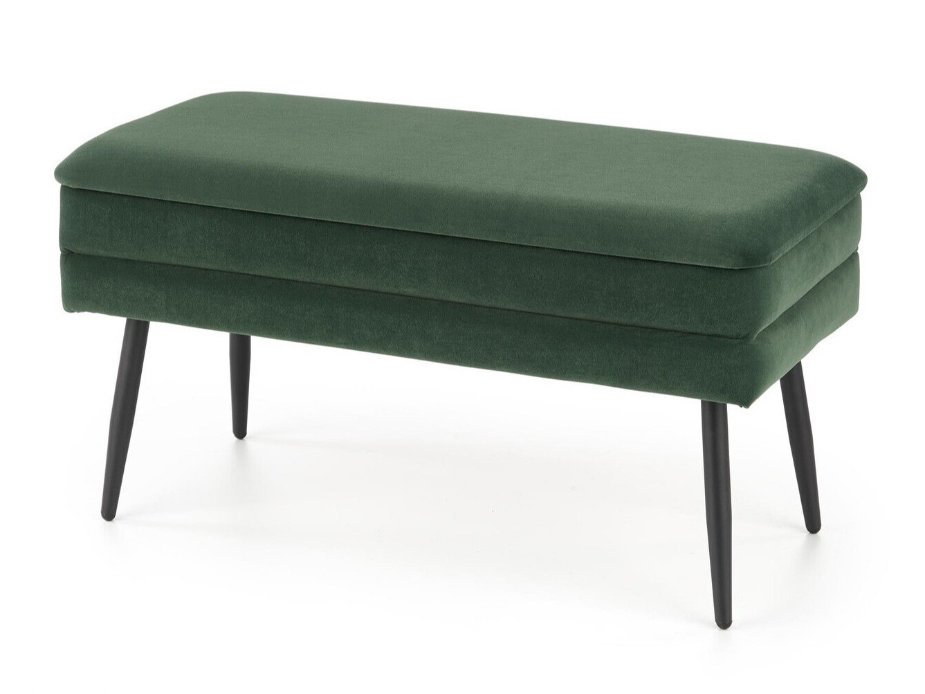 Мягкая скамья Houston 1255 (Темно-зеленый + Чёрный)