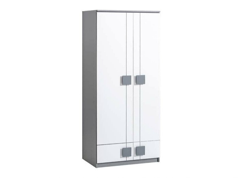 Шкаф Elmenou 100 (Белый + Антрацит)