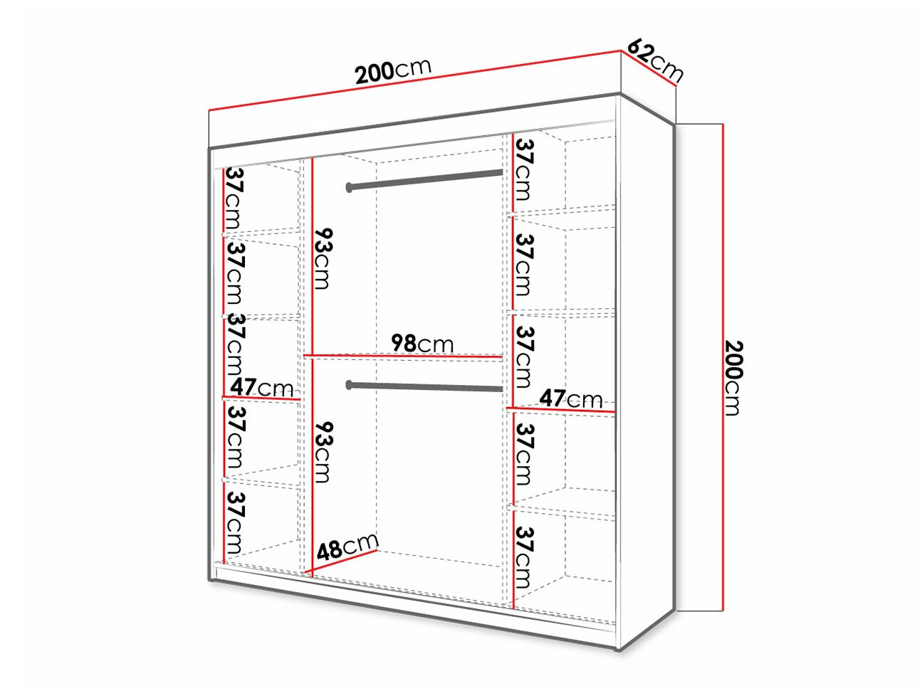 Skapis Hartford 403 (Balts)