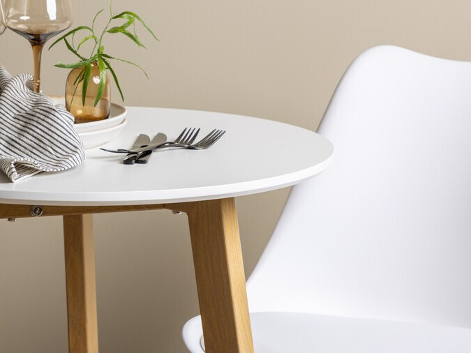 Обеденный гарнитур Dallas 3781 (Белый + Светло-коричневый)