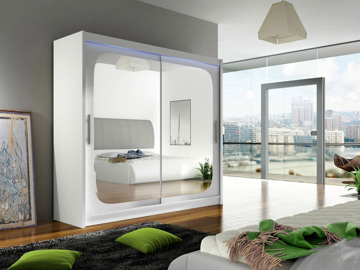 Skapis Closico 108 (Balts)