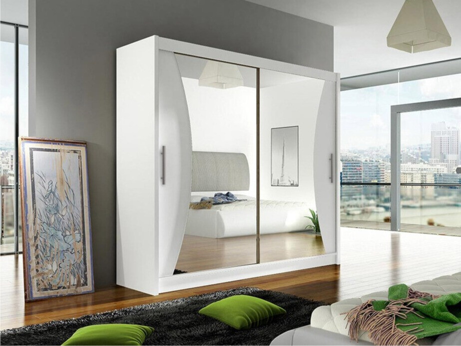 Skapis Closico 124 (Balts)