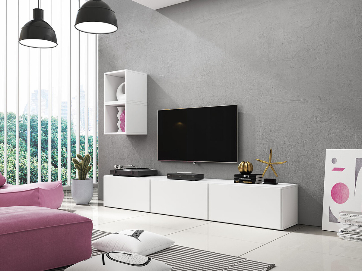 Viesistabas komplekts Corbele 112 (Balts)