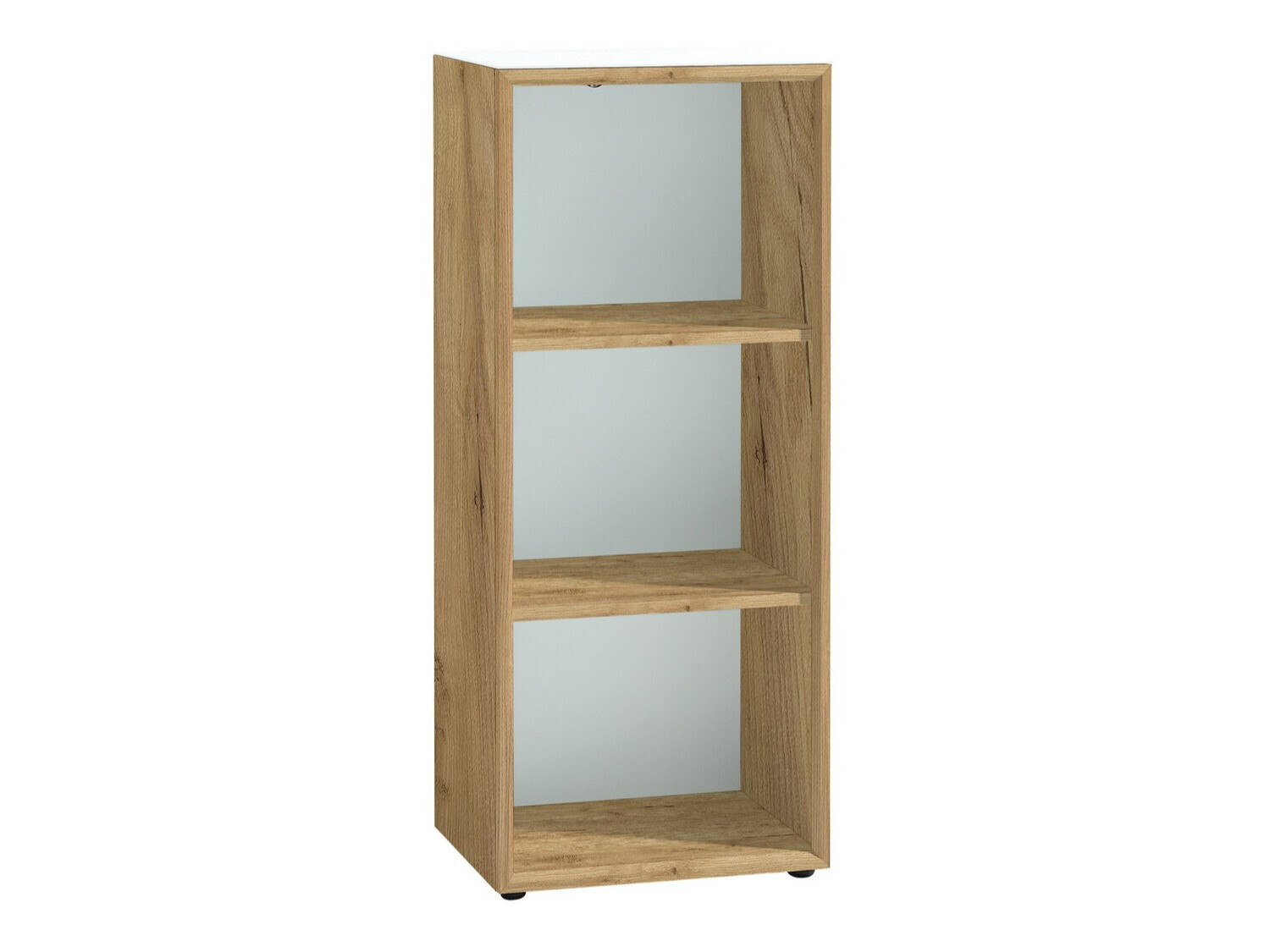 Стеллаж Catcamu 103 (Белый + Navarra дуб)