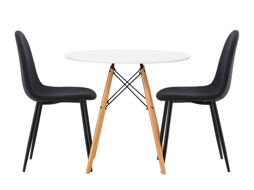 Обеденный гарнитур Dallas 3790 (Чёрный + Чёрный)