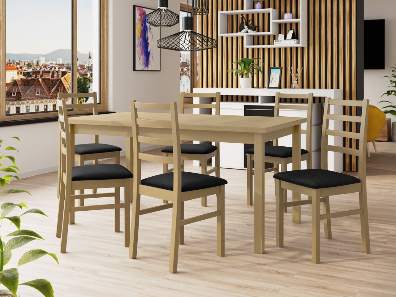 Обеденный гарнитур Victorville 261 (Сонома Дуб)