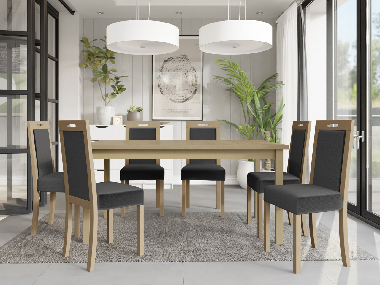 Обеденный гарнитур Victorville 262 (Сонома Дуб)