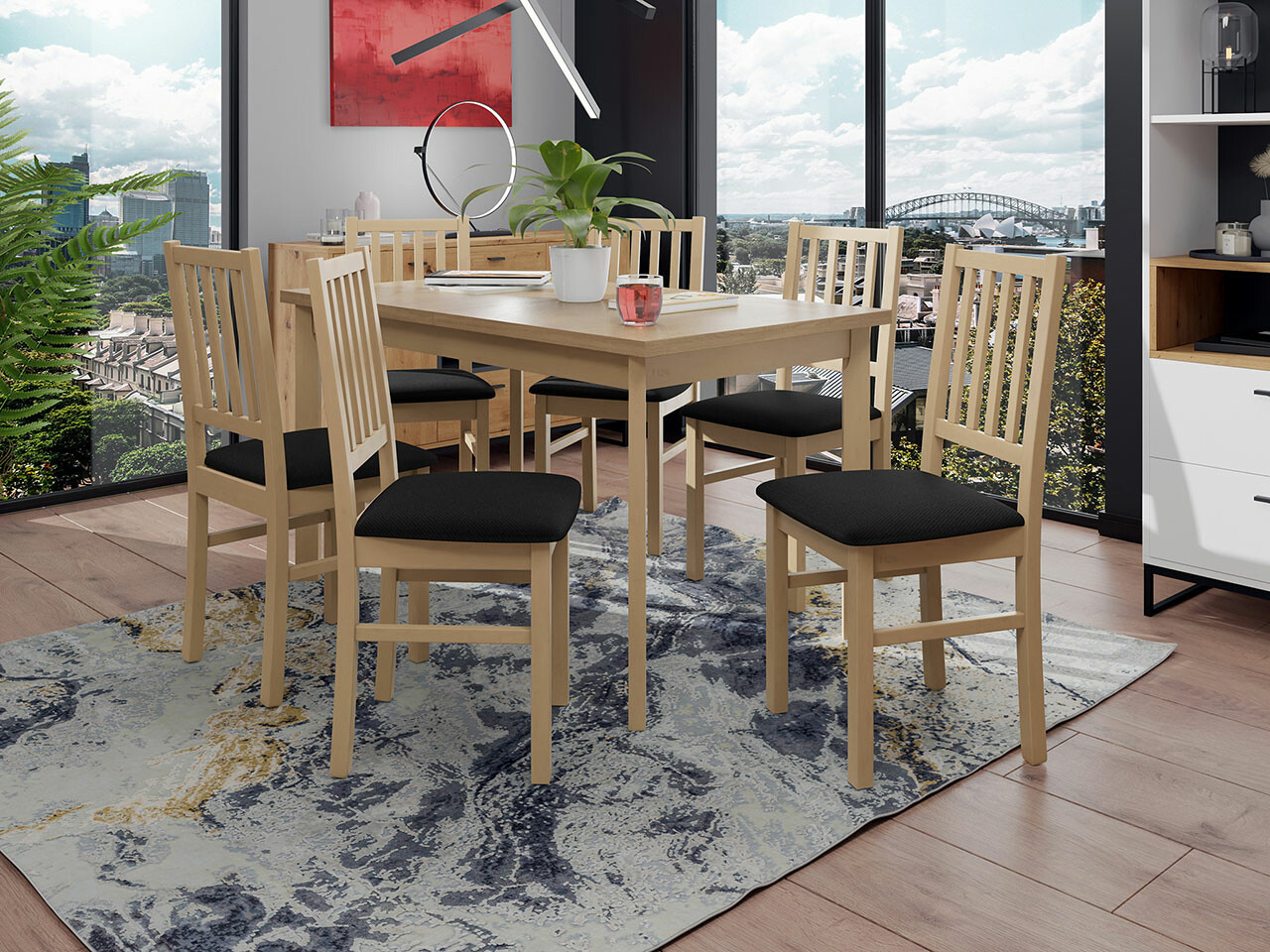 Обеденный гарнитур Victorville 264 (Сонома Дуб)