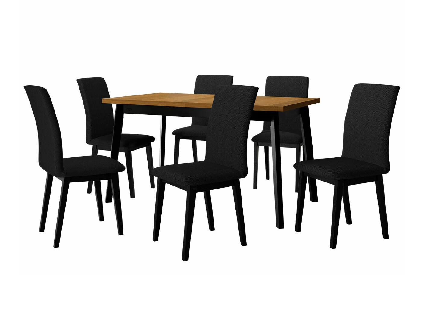 Ēdamistabas komplekts Victorville 288 (Grandson ozols + Melns)