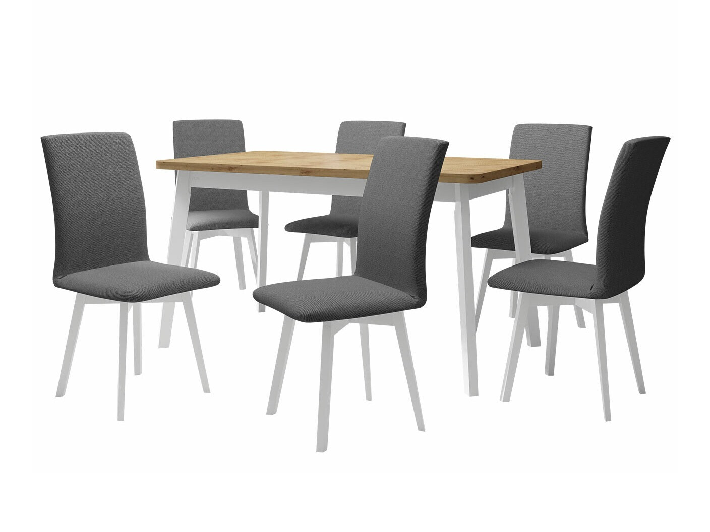 Ēdamistabas komplekts Victorville 291 (Artisan ozols + Balts)