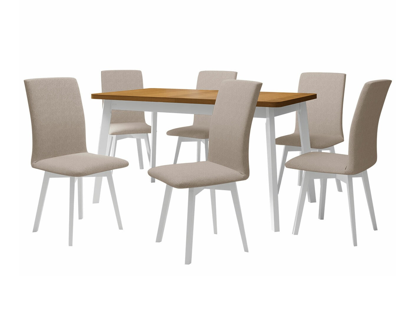 Ēdamistabas komplekts Victorville 291 (Grandson ozols + Balts)