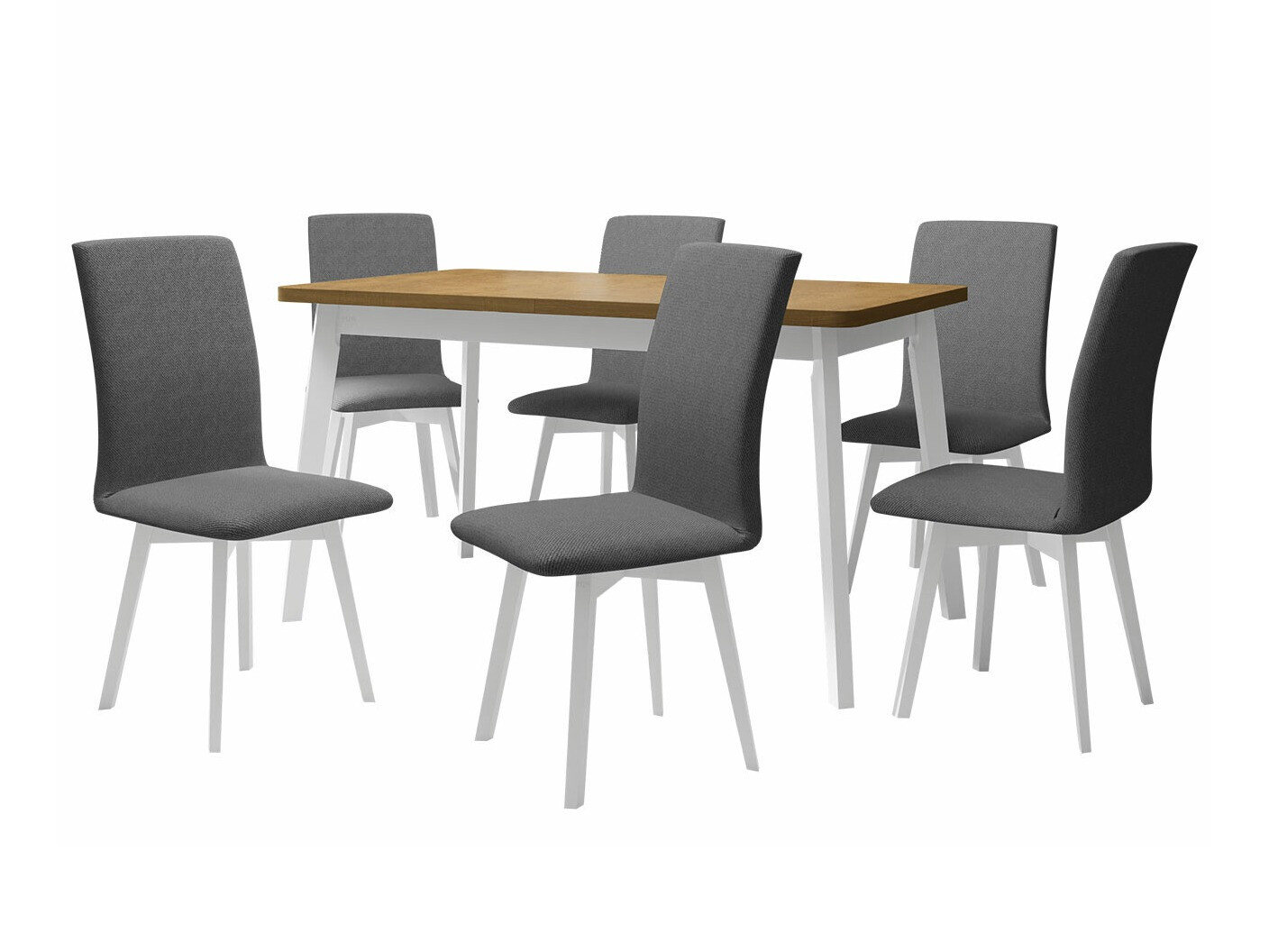 Ēdamistabas komplekts Victorville 291 (Sonomas ozols + Balts)