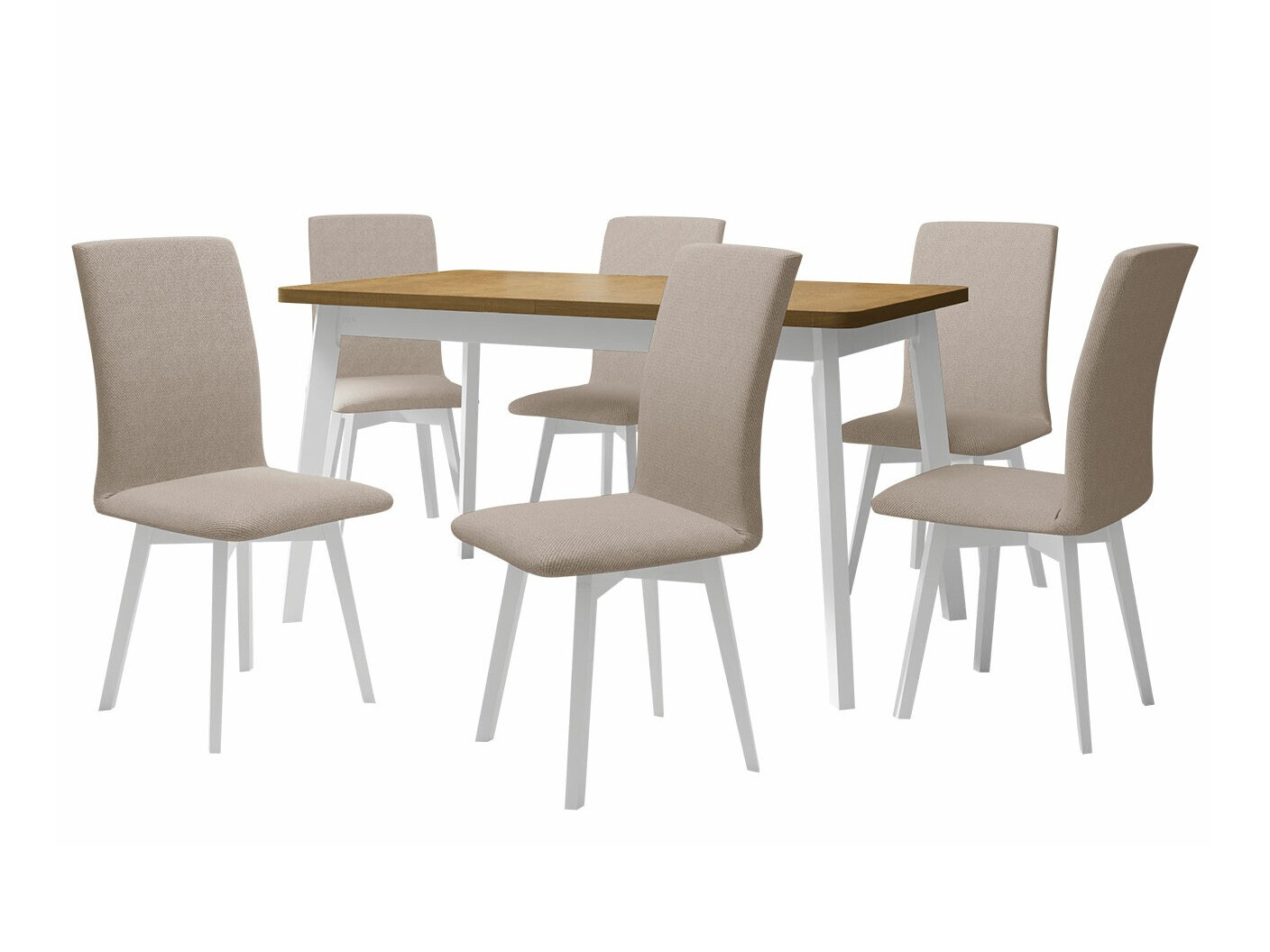 Обеденный гарнитур Victorville 291 (Сонома Дуб + Белый)