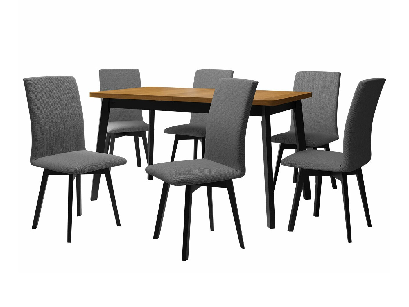 Обеденный гарнитур Victorville 292 (Внук дуб + Чёрный)