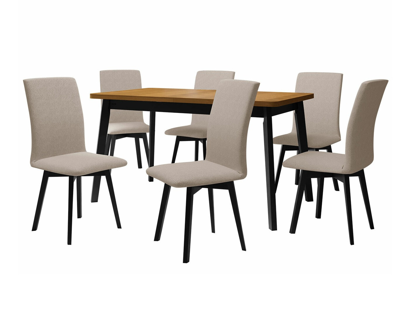 Обеденный гарнитур Victorville 292 (Внук дуб + Чёрный)