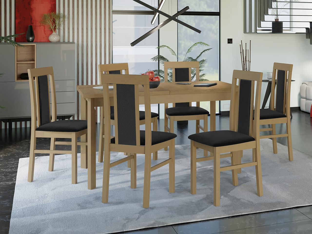 Обеденный гарнитур Victorville 293 (Сонома Дуб)