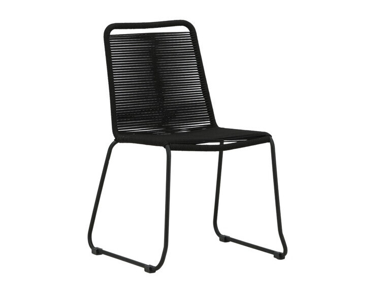 Galds un krēslu komplekts Dallas 3860 (Melns)