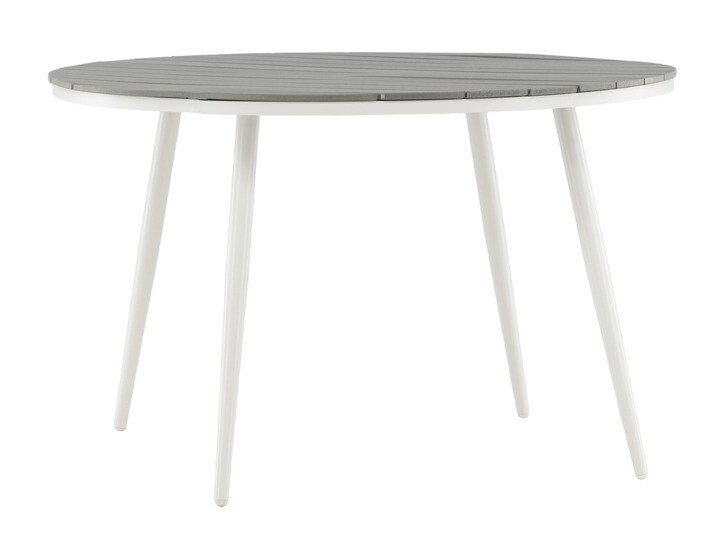 Galds un krēslu komplekts Dallas 4791 (Balts + Pelēks)