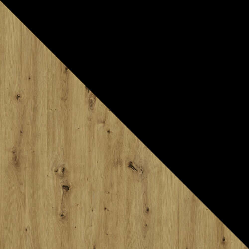 Обеденный гарнитур Victorville 295 (Artisan дуб + Чёрный)