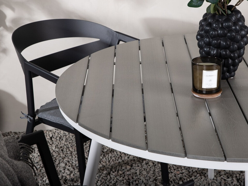 Стол и стулья Dallas 4791 (Белый + Серый)