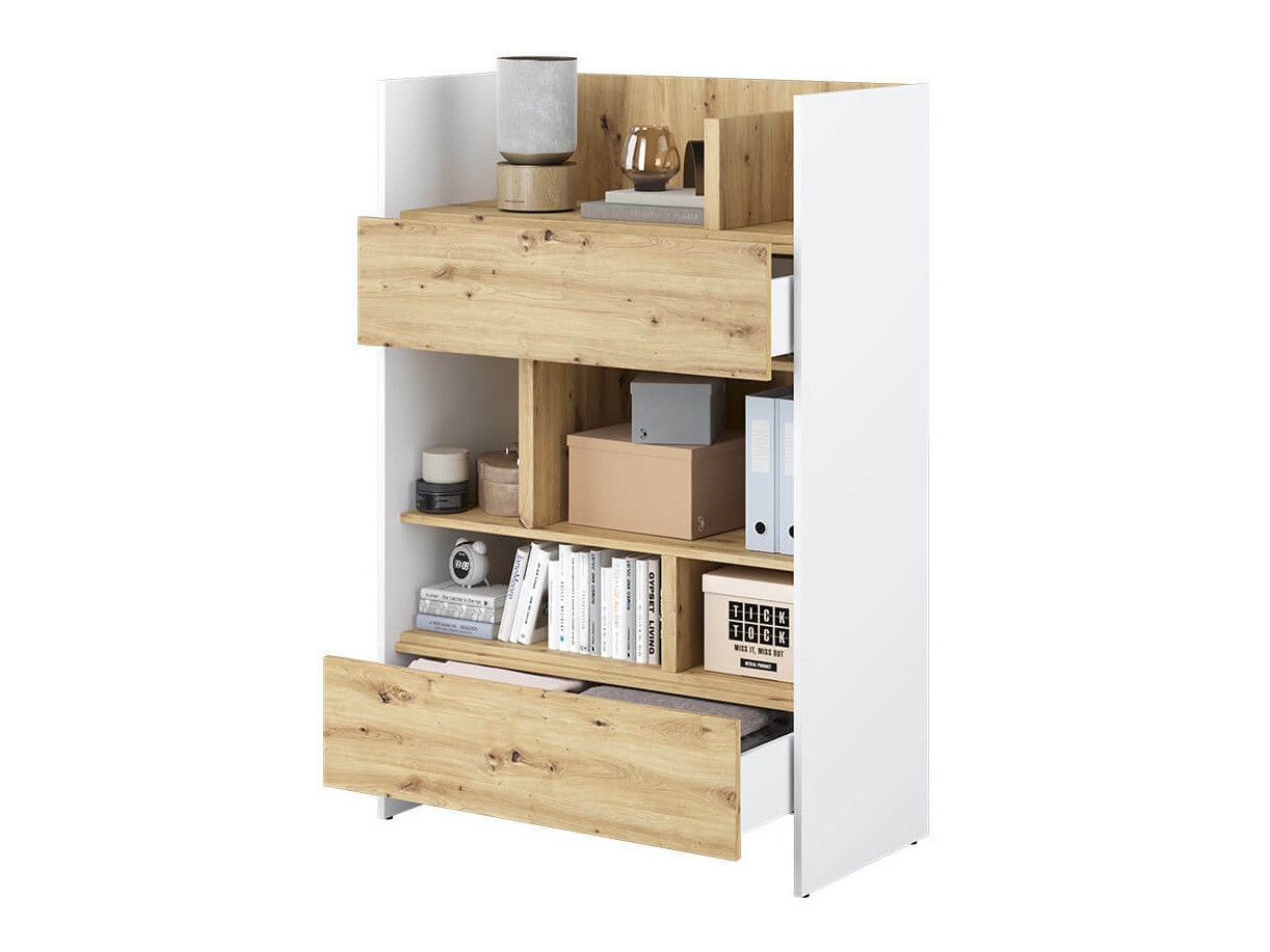 Plaukts Concept Pro Lenart IX (Balts + Artisan ozols)