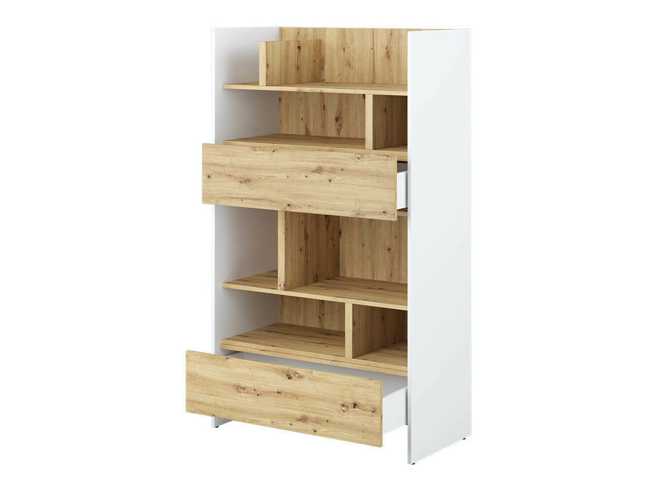 Plaukts Concept Pro Lenart Levfere 151 (Balts + Artisan ozols)