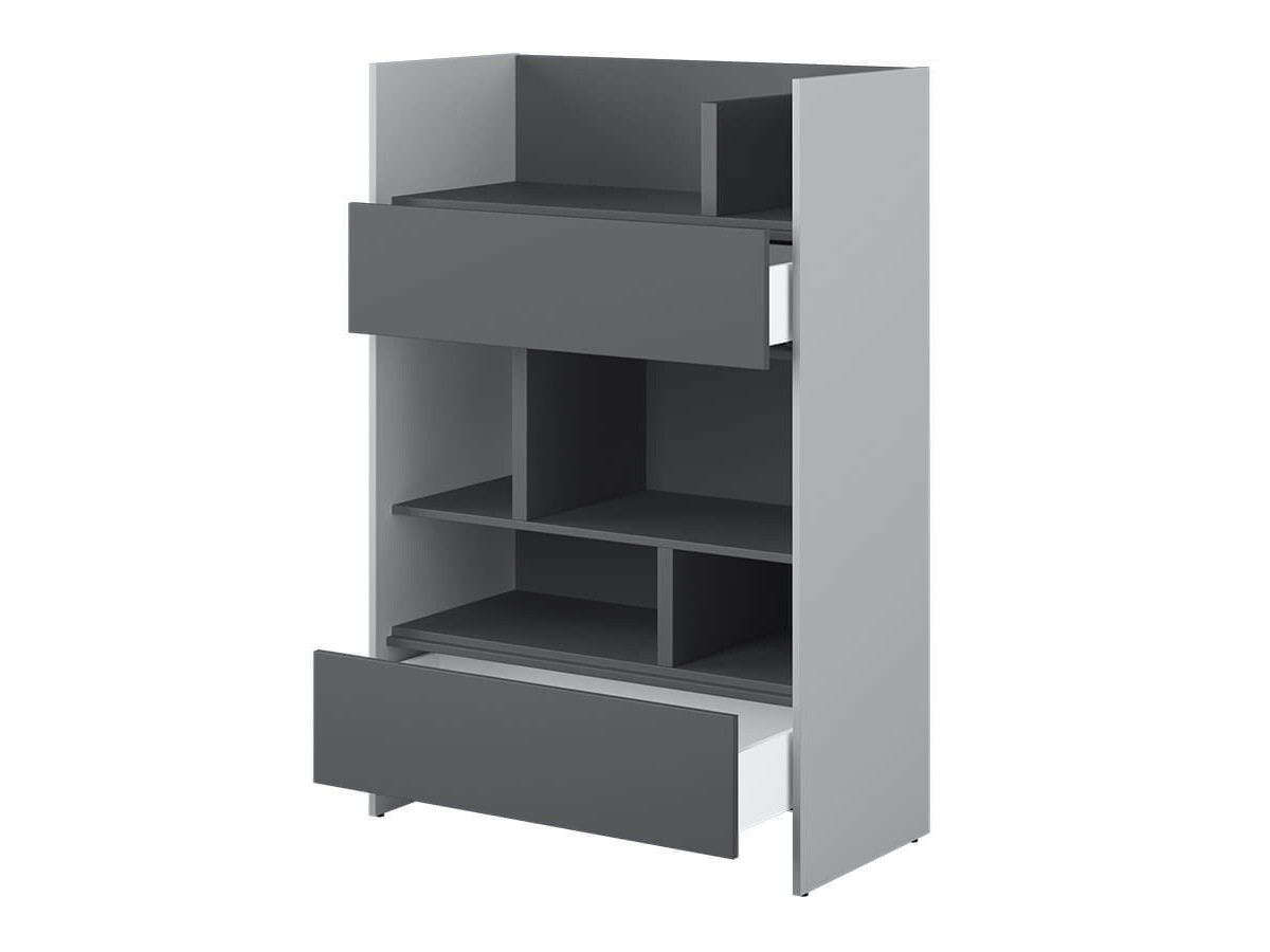 Стеллаж Concept Pro Lenart Levfere 150 (Серый + Графит)