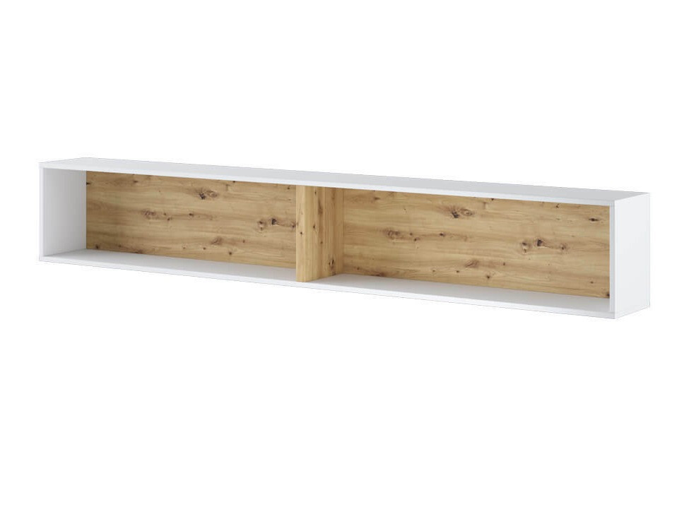 Piekarams plaukts Concept Pro Lenart III (Balts + Artisan ozols)