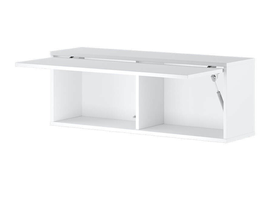 Piekarams skapītis Concept Pro Lenart Levfere 153 (Glancēts balts + Balts)