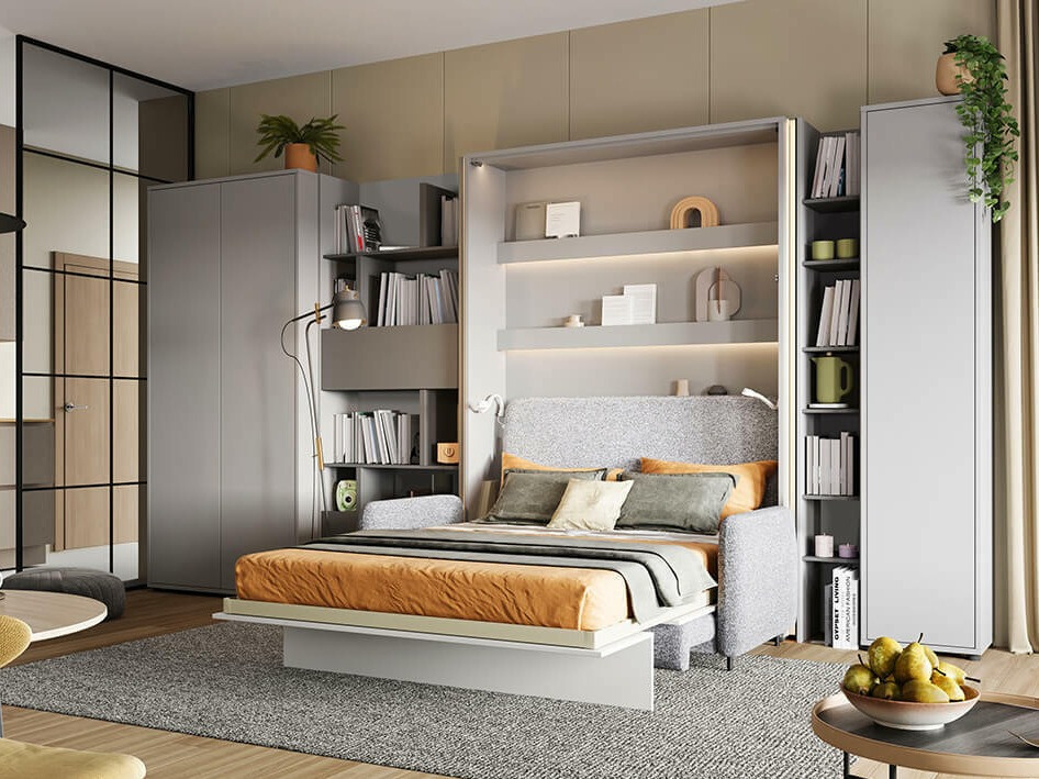 Skapis Concept Pro Lenart Levfere 155 (Balts)