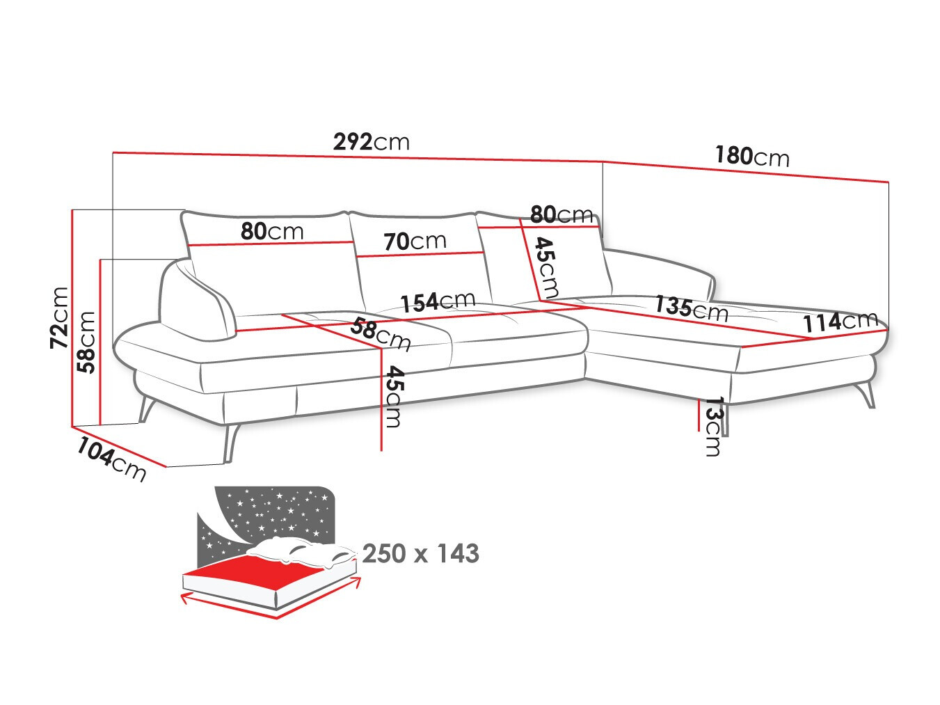 Stūra dīvāns Lincoln 173 (Barrel 97)