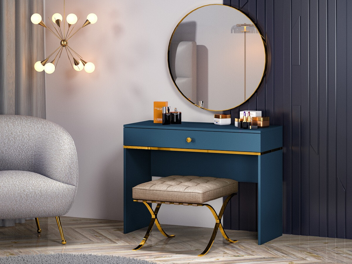 Grima galds Flonovu 108 (Tumši zils + Zelta)