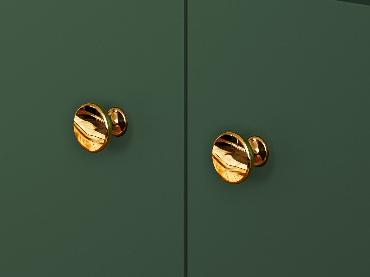 Kumode Flonovu 102 (Tumši zaļš + Zelta)