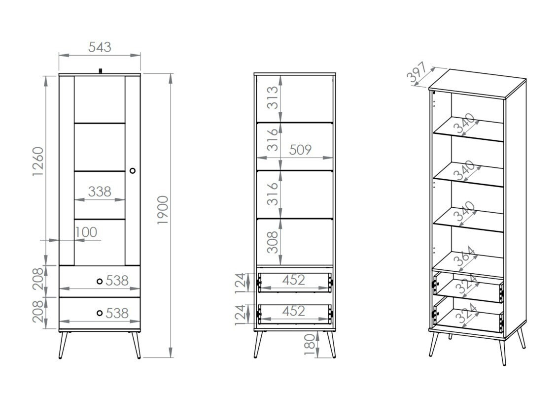 Стеллаж Flonovu 100 (Темно-зеленый + Золотой)