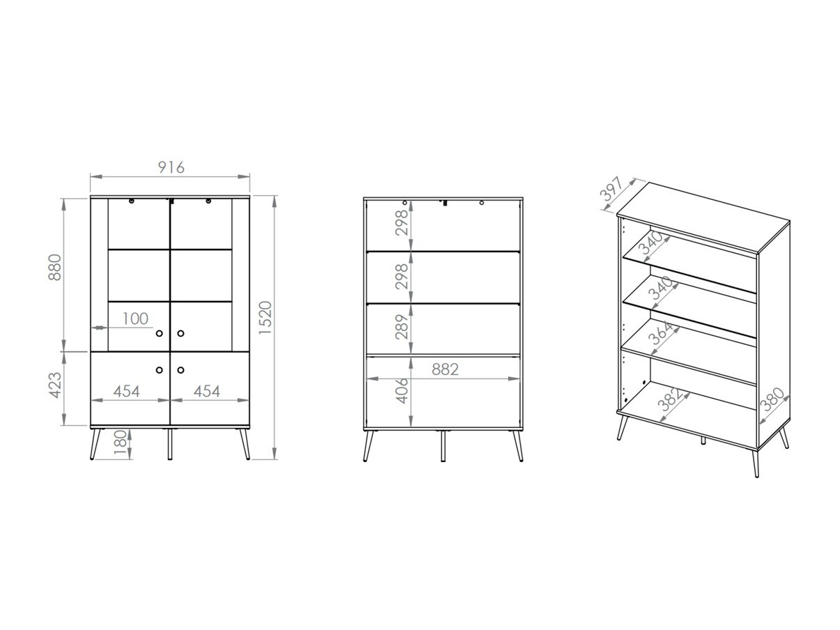 Стеллаж Flonovu 101 (Темно-зеленый + Золотой)